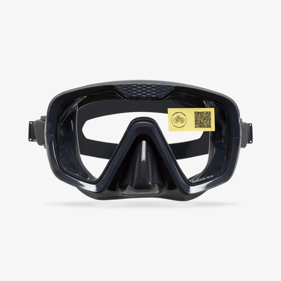 image 1 of Decathlon Anti-Fog Diving Mask 100 With Silicone Strap