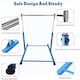 image 3 of Gymnastics Horizontal Kip Bar Home Gym Adjustable Height For Children Kids Blue