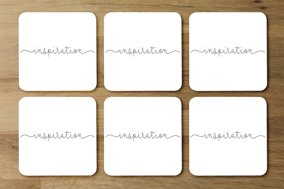 image 1 of Text Inspiration (Placemat & Coaster Set)