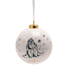 Widdop Gifts Disney Eeyore Ceramic Christmas Bauble