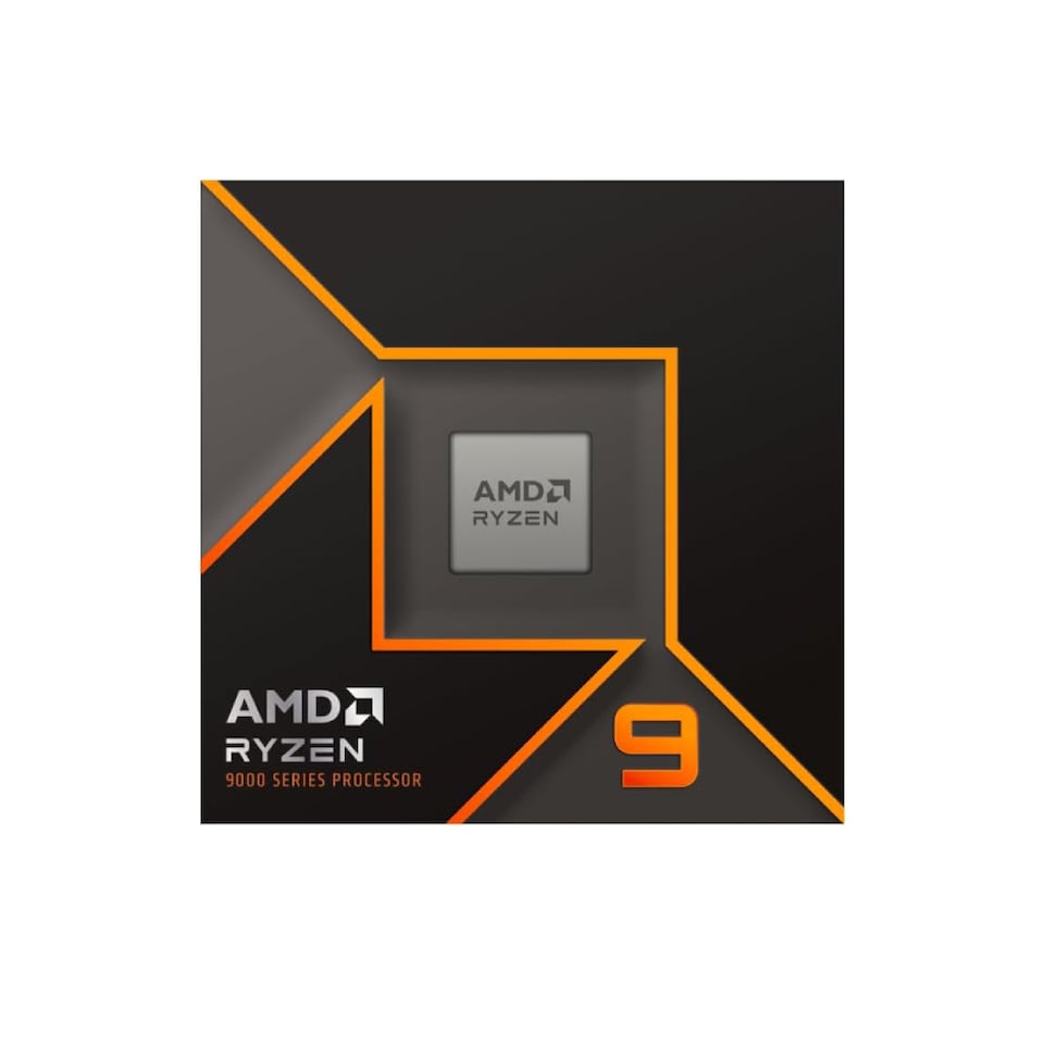 image 1 of AMD Ryzen 9 9900X AM5 Zen5 4nm 12 Core AMD Radeon Graphics Processor - Black