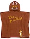 image 1 of The Gruffalo Kids Towel Poncho | Brown Bath Towel For Boys & Girls with 3D Ears | Woodlands Story Book Swimwear | Hooded Graphic Beach Cover Up | Cosy Swim Accessory Gift for Children