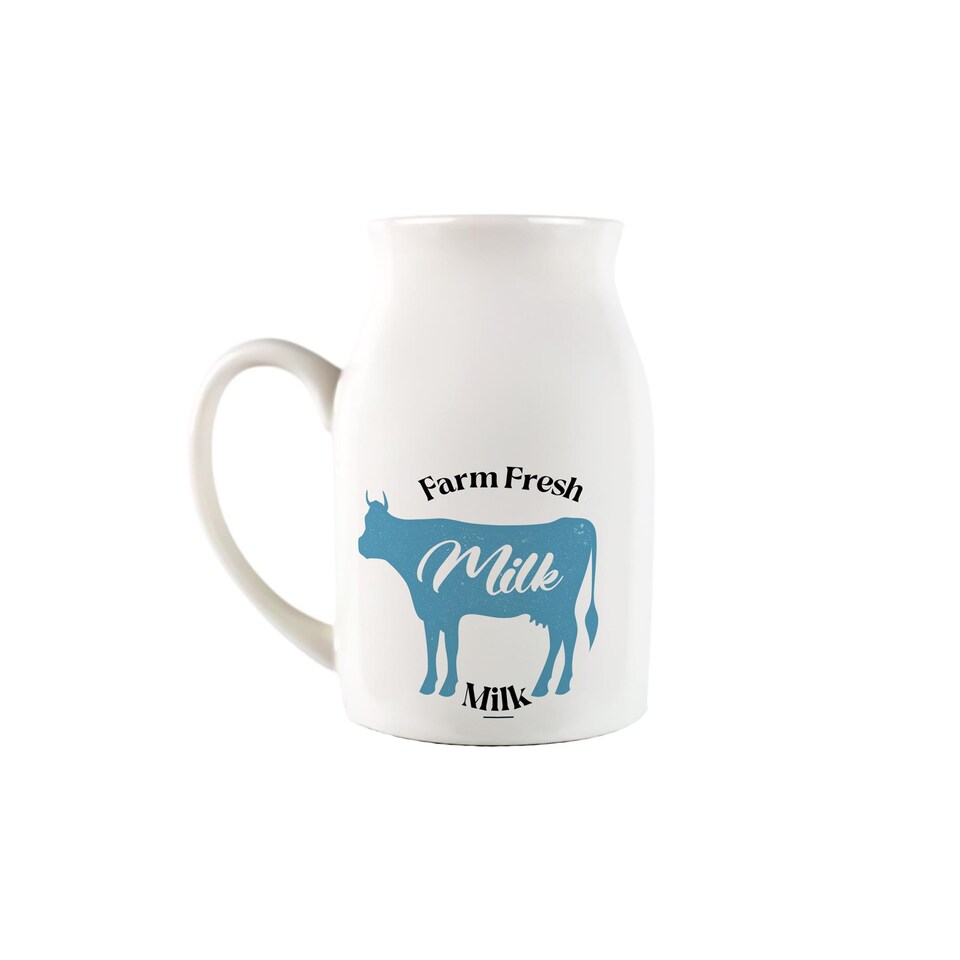 image 1 of Fresh Dairy Milk Small Porcelain Serving Jug