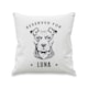 image 1 of Personalised Dog Breed Cushion White