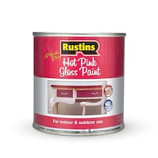 Rustins Quick Dry Small Job Gloss Hot Pink 250ml | Pink | 1