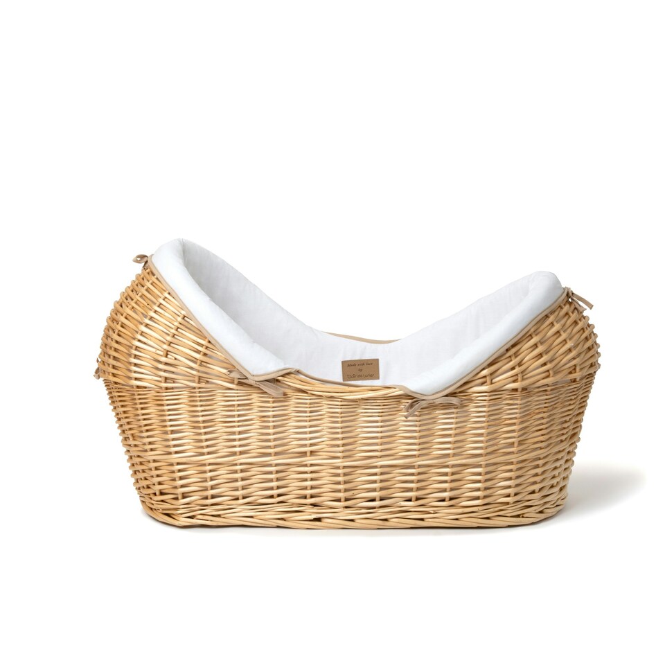 image 1 of Clair de Lune Organic Noah Pod With Rocking Stand - White