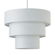 Barty - White 38cm Tiered Pendant Shade White