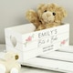 image 2 of Personalised Abstract Rose White Wooden Crate White
