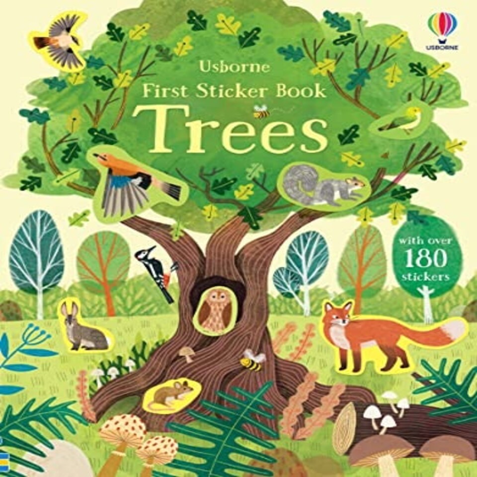 image 1 of First Sticker Book Trees - PAPERBACK - 18D Kids Activity & Sticker - Usborne (HC) - 9781474998925