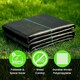 image 3 of Heavy Duty Weed Control Fabric - Landscape Membrane for Garden, Patios & Flower Beds | Black | 1m x 5m