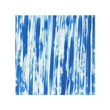 Blue Paint Strokes Splash Back | White