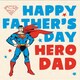 image 3 of SUPERMAN HERO FATHER'S DAY CARD