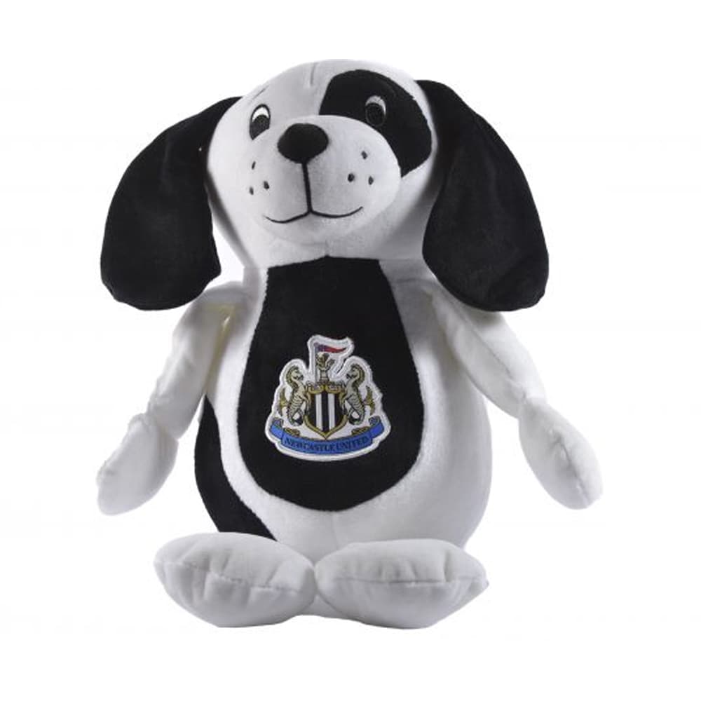 Newcastle United FC Yappy Dog Plush Toy White White/Black One Size 1