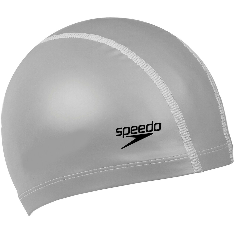 image 1 of Speedo Unisex Adult Pace Swim Cap - Silver - One Size