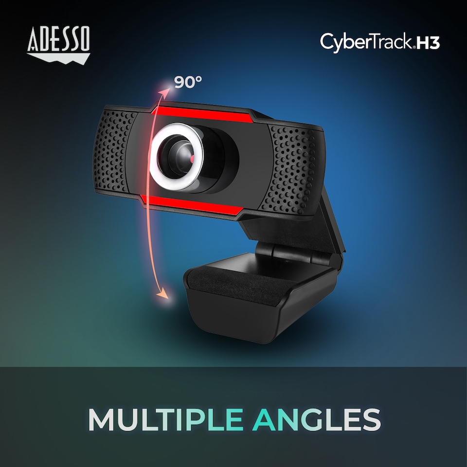 image 1 of Adesso Webcam with built in Microphone 720P (1.3 Megapixel)