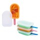 image 1 of 4 Ice Lolly Moulds with Sticks Orange and Green