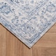 image 6 of OHS Vintage Print Washable Indoor Carpet Floor Rug, 160x230cm - Blue Blue | 160x230cm