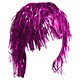 image 2 of Bristol Novelty Unisex Tinsel Wig - Cerise - One Size One Size