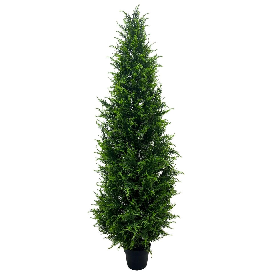 image 1 of UV Resistant Outdoor 150cm Cypress Cedar Topiary Tree