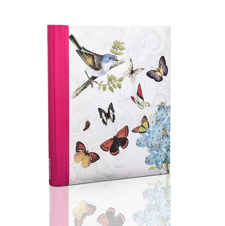 image 1 of ARPAN Large Self-Adhesive Photo Album 36 Sheets 72 Sides Spiral Scrapbook Memory Album Butterfly Design