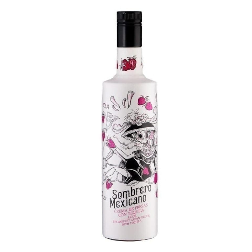 image 1 of Sombrero Mexicano Strawberry Tequila Cream Liqueur