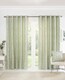 image 1 of Sade - Fully Lined Floral Curtains - Eyelet - Polycotton (Green, 66'' x 54'' - 168cm x 137cm (Pair))
