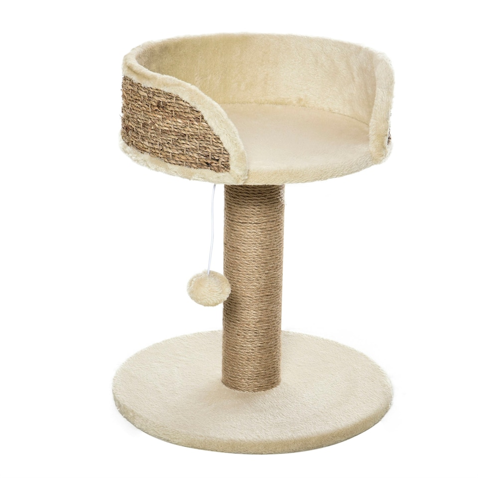 PawHut Cat Tree Tower Activity Center Climbing Stand , Scratching Post ...