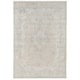 image 1 of KUKOON Neutral Beige Distressed Traditional Medallion Non Slip Washable Low Pile Rug 80cm x 150cm