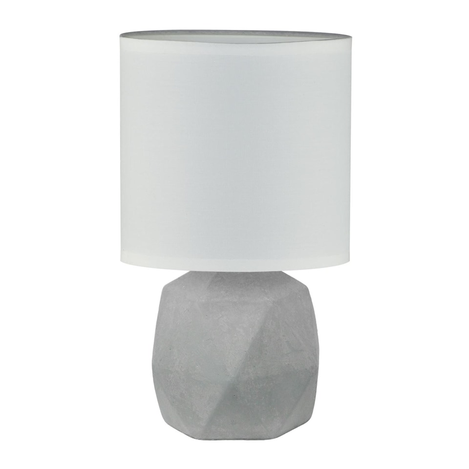 image 1 of Set of 2 Wilson - Concrete Lamps | Grey | White | Medium | 2