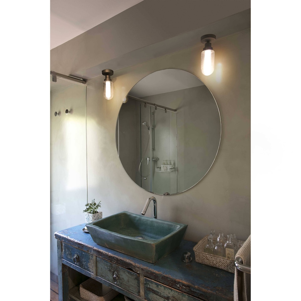 image 1 of Brume Bathroom LED Ceiling Lamp Metallic Grey 3W 2700K