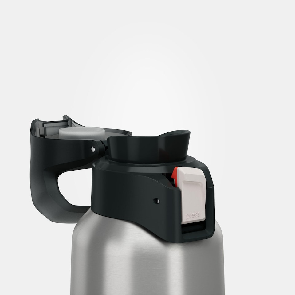 image 1 of Decathlon 0.5 L stainless steel insulated flask 900 with quick-release cap for hiking