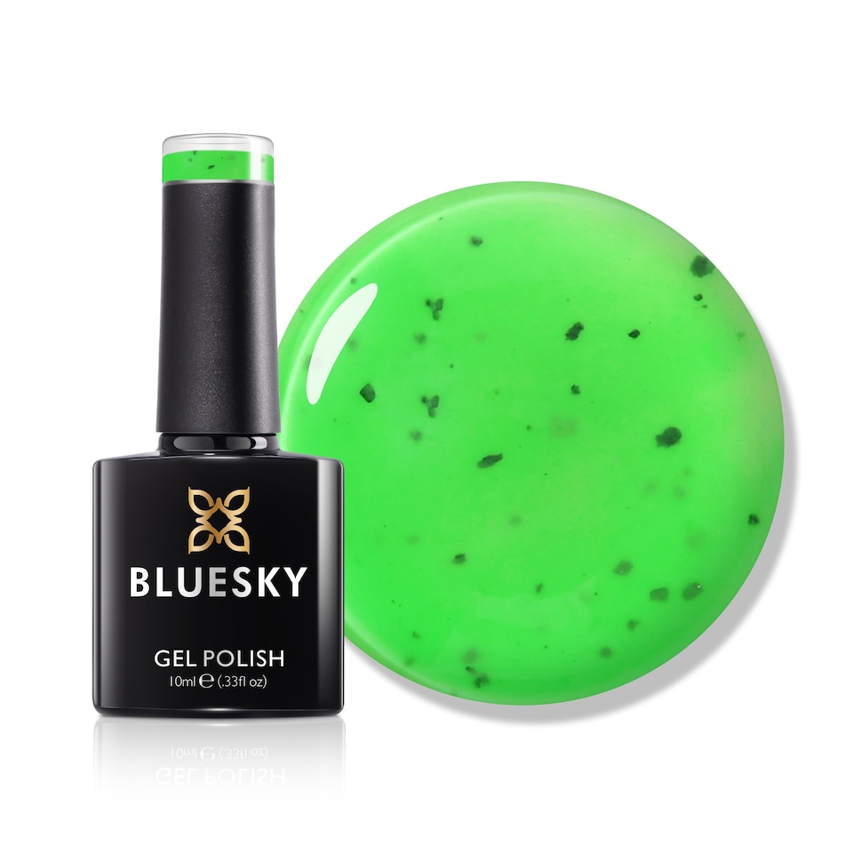 image 1 of Bluesky Green Gel Polish - Glow in the Dark Gel: Green 10ml