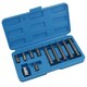 image 3 of Male Spline Shallow + Deep Bit Sockets 5mm - 12mm (M5-M12) 3/8in Drive