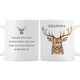 image 1 of Personalised Watercolour Stag Mug White
