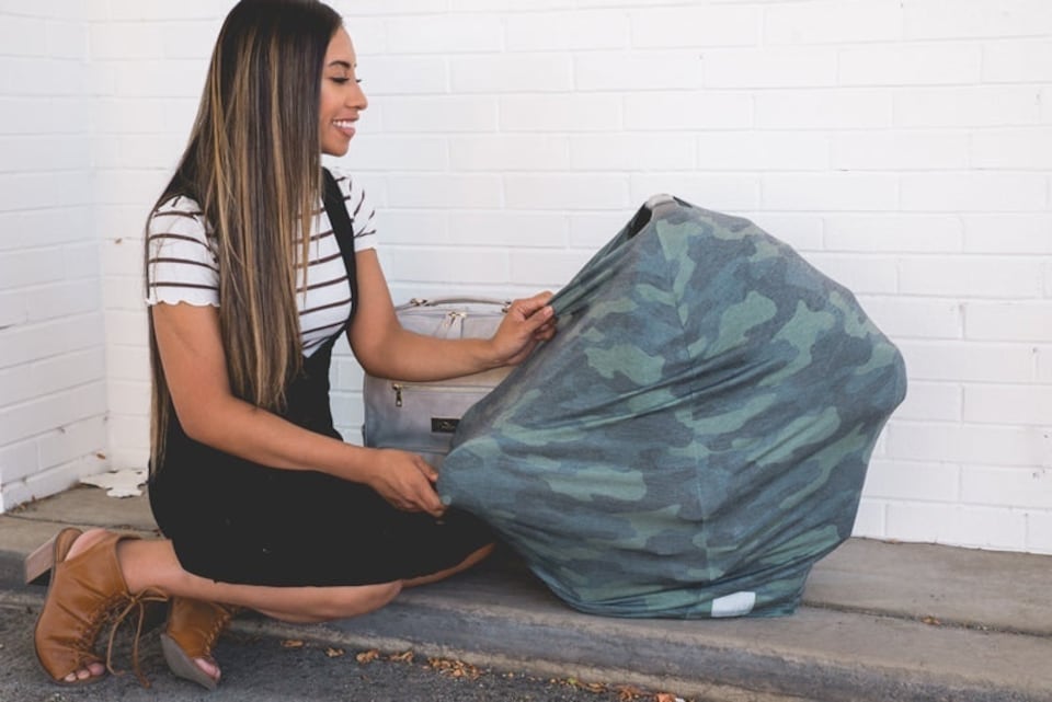 image 1 of Copper Pearl Nursing & Car Seat Cover Hunter