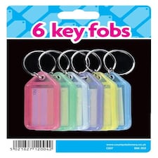 Pack of 6 Key Fobs