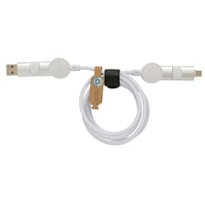 Urban Vitamin Oakland 6-In-1 Charging Cable - White - One Size