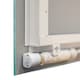 image 7 of Battery Operated Illuminated Bathroom 600mm Strip Rectangular Mirror | Clear | Mirrored glass | 1