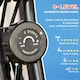 image 5 of HOMCOM 2-In-1 Folding Exercise Bike with 8-Level Magnetic Resistance Blue