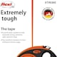 image 3 of Flexi Xtreme Tape Orange & Black Medium 5m Retractable Dog Leash/Lead