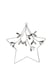 image 1 of Star Mistletoe Wreath - Glass/Metal - L31 x W1.5 x H31 cm - Galvanised