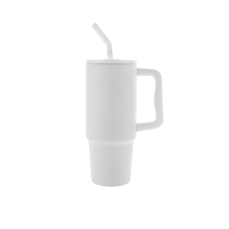 image 1 of XD Collection Embrace Deluxe Recycled Stainless Steel 900ml Tumbler - White - One Size