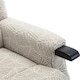 image 5 of Ashfield Electric Fabric Dual Motor Rise Recliner Lift Mobility Chair (Cream)