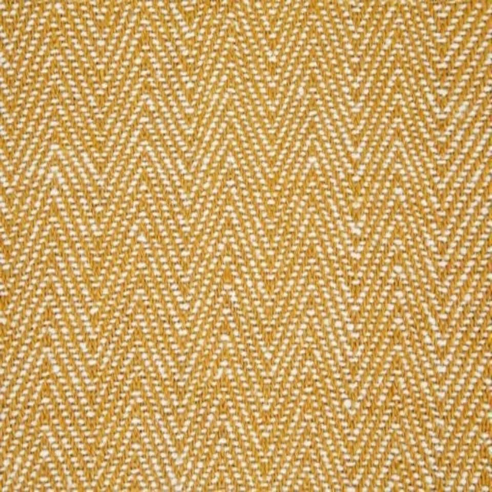 image 1 of Hartley Collection Recycled Cotton Throw in Ochre (50" x 60") Yellow | Yellow