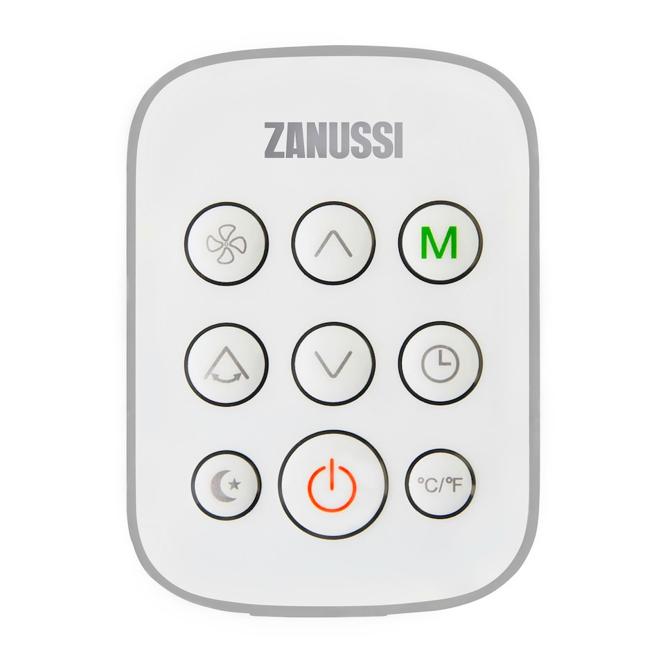 image 1 of Zanussi Air Conditioner & Dehumidifier 3 Fan Speeds 2 in 1 9000 BTU 16m² Room Size White ZPAC9002