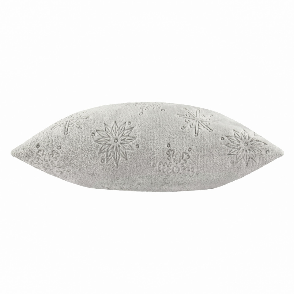 image 1 of furn. Festive Trees Embossed Cushion Grey