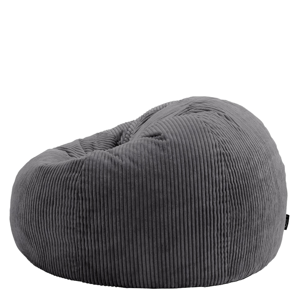 image 1 of icon Kingston Classic Beanbag Corduroy Charcoal Set of 2