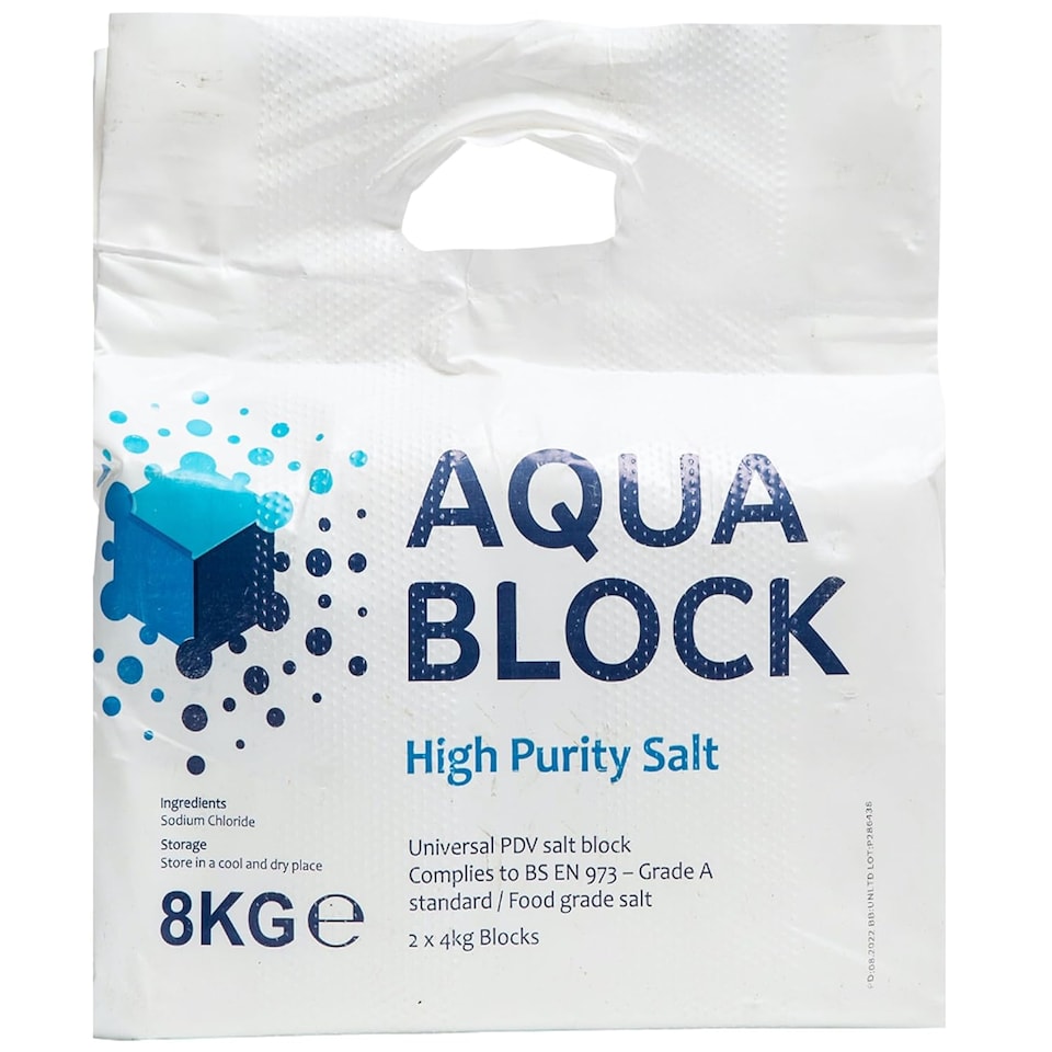 image 1 of 2 Packs (4 Blocks) Salt Water Softeners High Purity Grade A Salt Block Water Softening Units