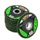 image 2 of 4-1/2" 115mm Mixed Grit Flap Flat Discs For Angle Grinders Removal Sanding 200pk