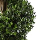 image 2 of 120cm Spiral Buxus Artificial Tree UV Resistant Outdoor Topiary | Green | 4ft